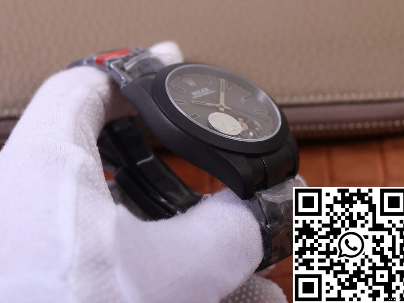 JB Rolex LNT01HS-001 Factory Milgauss Base Black case Label Design watch Replica 116400 Noir 0218